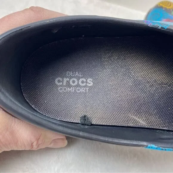 Crocs Duel Comfort Neria Pro 2 Paisley Mandala Clogs Size 7 - Picture 5 of 9